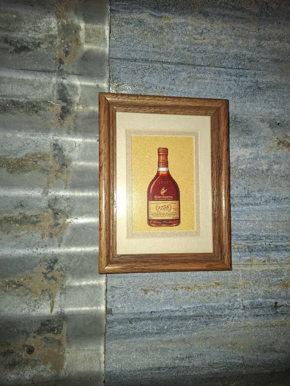 8 Bit Rémy Martin 1738 French Cognac Framed Mini Art Print By Neon Nicho